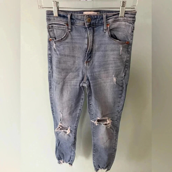 Abercrombie & Fitch high rise super skinny ankle jeans - Picture 1 of 8